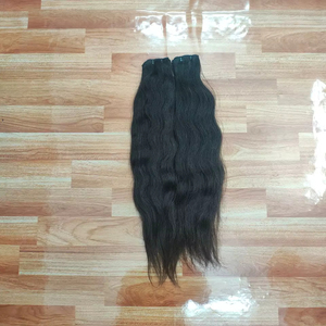 South Indian Raw Black Weft <b>Hair</b> Bundles - Product Image 1