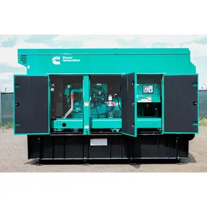 Groupe électrogène diesel triphasé industriel 500 kW, sortie 277/480 V, résistant aux intempéries, alimentation de secours commerciale - Product Image 3
