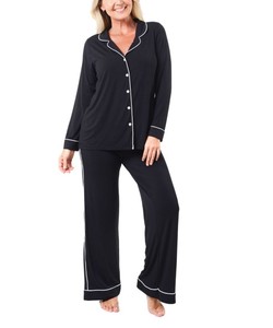 Ensemble de pyjama à manches courtes pour femmes OEM personnalisé Pyjamas confortables Vêtements de détente pour femmes Logo personnalisé Vêtements de nuit deux pièces Ensembles pour femmes - Product Image 5