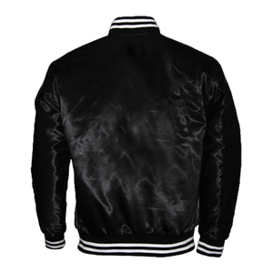 Custom Embroidery <b>Letter</b> Patches Vintage 3d Embroidery Satin <b>Jacket</b> High Quality <b>Jacket</b> Custom Logo <b>Jacket</b> for the <b>Men</b> - Product Image 6