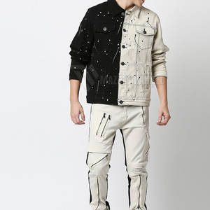 Chaquetas vaqueras transpirables para hombre, Chaquetas vaqueras de talla grande para hombre hechas en Pakistán, Chaquetas vaqueras para hombre - Product Image 5