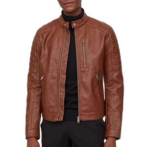 Nouvelle saison d'hiver vestes en cuir personnalisées 100% peau de mouton/hommes peau de vache haute qualité Original 100% veste en cuir véritable - Product Image 1
