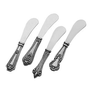 New Article Metal <b>Cheese</b> <b>Set</b> Buttter Cutting Knife in Silver Finished With Designed Handle for Butter Cutting & Kitchen Use - Product Image 4