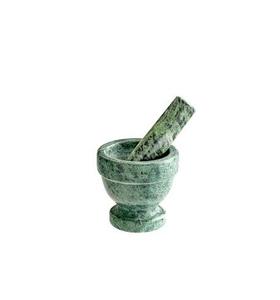 Ensemble de mortier et de pilon en marbre de haute qualité, broyeur d'ail de grande taille, décor de table du fabricant en inde - Product Image 6