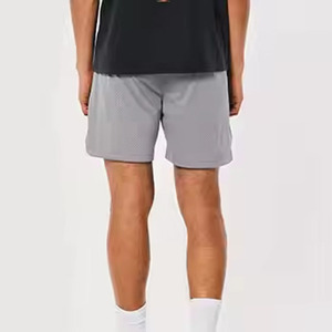 <b>Men's</b> <b>5</b> <b>Inch</b> <b>Inseam</b> Custom Mesh <b>Shorts</b> Pockets Breathable Fashion Sweatpants for Summer Beach Wholesale Casual Style Solid - Product Image 4