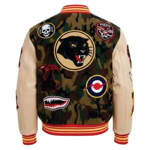 Chaqueta Bomber para Hombre, Diseño de Moda de Invierno, Chaqueta Bomber con Cuello Alto - Product Image 4