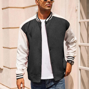 College Varsity Jacket Turn Down Shoulder Chaqueta de béisbol para hombres Pakistán Fabricación Precio Material de tela - Product Image 2