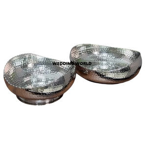 Bol à chocolat martelé de designer, plaqué nickel, bol à bonbons de luxe, taille personnalisée, nouveau bol à chocolat fantaisie - Product Image 3