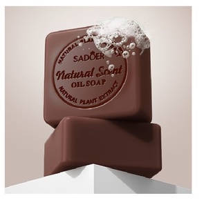 Jabón Artesanal Natural de Café, Barra Exfoliante para Limpieza Corporal, Suavizante de Piel, Refrescante, Cuidado para el Baño, Marca Privada - Product Image 2