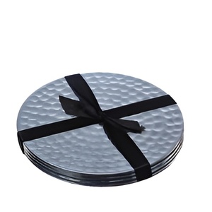 Sous-verres modernes de qualité supérieure faits à la main en métal naturel poli en aluminium pour tasse verre boissons sous-verres gratuits - Product Image 1