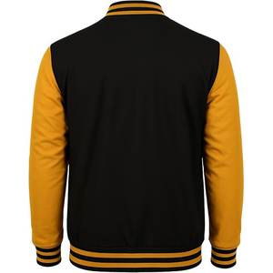 Hot Selling Yellow Custom Embroidery Design Varsity Men's <b>Jackets</b> Trendy Letterman Man <b>Jackets</b> Winter <b>Jackets</b> for man Breathable - Product Image 2