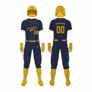 Uniformes de baseball de conception unique fabriqués en usine uniformes de baseball imprimés de logo personnalisé pour unisexe - Product Image 4
