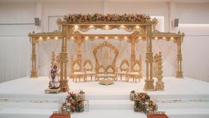 Diamond Plazo Mandap for Wedding Fiji Classy Crystal Palazzo Vintage Wedding Prominent Palazzo Mandap Professional Handcrafted - Product Image 6