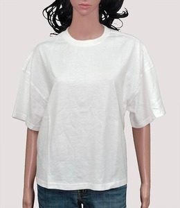2025 femmes décontracté coton t-shirt mode basique t-shirt tissu doux Logo personnalisé confortable vêtements de tous les jours en gros pas cher affaire - Product Image 6