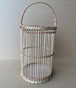 2023 nouveau modèle lumière bambou support de stockage support écologique 100% fait à la main Double niveau Vintage Style multifonction debout - Product Image 2