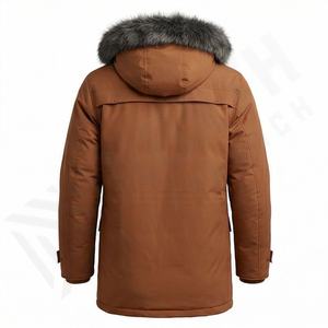 Wholesale Price Custom Logo Design High Quality <b>Women</b> Hooded Coat Parka Winter Breathable Fabric Jacket Warm Outerwear Bulk - Product Image 2