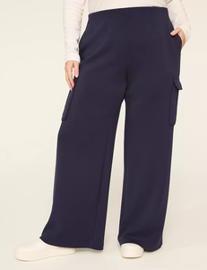 Pantalones de Moda al por Mayor para Mujer, Estilo Urbano, Holgados, Rectos, de Pierna Ancha, con Bolsillos, Pantalones Casuales Tipo Cargo para Mujer de Talla Grande - Product Image 4
