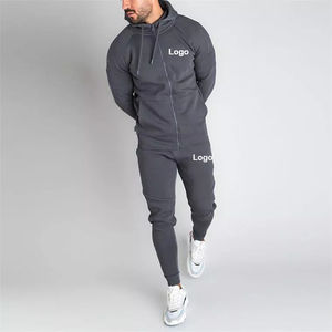 Vente en gros de survêtements décontractés pour hommes sweat à capuche à manches longues pantalon de fitness ensemble de vêtements de sport de jogging pour hommes survêtement hiver pour hommes - Product Image 6