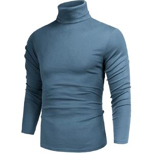 Pull en polyester tricoté à manches longues de style pour hommes Pull en polyester à col rond personnalisé 2025 - Product Image 1