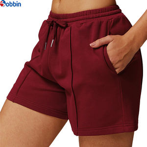 Shorts de yoga décontractés pour femmes, style nouveau, respirants, à séchage rapide, en coton, taille mi-haute, pour l'été, la salle de sport, l'entraînement, avec poche - Product Image 2