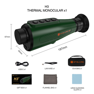 Gtguard H 3 nhiệt man hinh Pin sử dụng ai Độ phân giải công nghệ được xây dựng trong pin 8X Zoom kỹ thuật số săn bắn quang học nhiệt bằng một mắt - Product Image 6