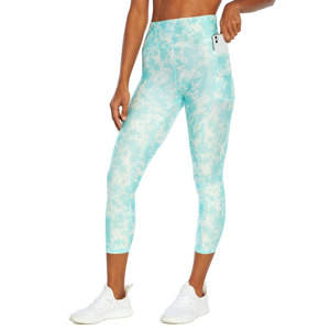 Customized Cotton Casual Mid Waist Yoga Leggings with Pockets <b>Tummy</b> <b>Control</b> Breathable Workout Running for Women - Product Image 2