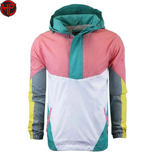 Chaquetas Cortavientos Deportivas con Capucha para Hombre, para Senderismo, Estilo Vintage, Antibacterianas, de Secado Rápido, Impermeables y Resistentes al Viento - Product Image 1