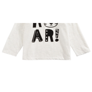 Camiseta Blanca de 18 Meses para Bebés Niños con Estampado de Rugido First Impressions - Product Image 3