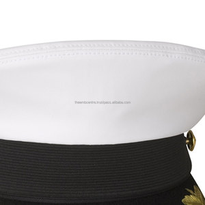 Casquette de marine uniforme foncé avec logo personnalisé Oem en gros pour la vente chaude bon marché casquette de la marine chapeau en gros conducteur de transport casquette de la marine - Product Image 6