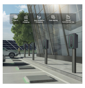 Chargeur solaire pour véhicules électriques Type 2 Mode 3, station de recharge domestique pour voitures électriques, Wallbox 7KW pour tous les véhicules électriques et voitures hybrides rechargeables - Product Image 1