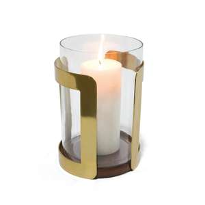 Wedding Decoration Metal Glass <b>Candle</b> Wax Jar Stand Luxury Home Decor Decorative <b>Candle</b> Holder For Holiday Party Occasion Items - Product Image 3