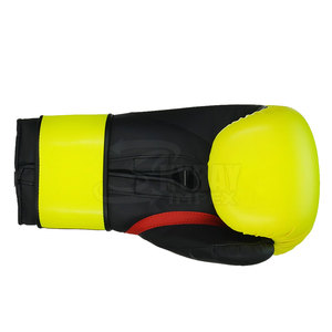 Guantes de boxeo de cuero para hombre hechos a medida con muñeca con cordones para entrenamiento con logotipo de diseño personalizado - Product Image 6