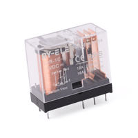 Relais électromagnétique miniature scellé RY-ele personnalisable 16A 250VAC/30VDC G2R-1C-E/D24 8 broches en alliage d'argent à usage général 2x10^7
