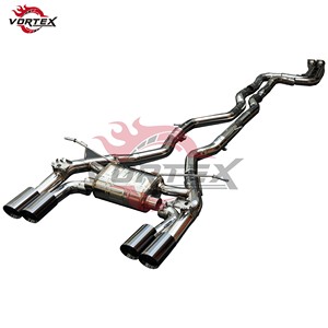 Système d'échappement avec silencieux Catback en acier inoxydable Vortex Valvetronic pour BMW F87 M2C 3.0T N55 2014-2018 Valve Installation facile - Product Image 5