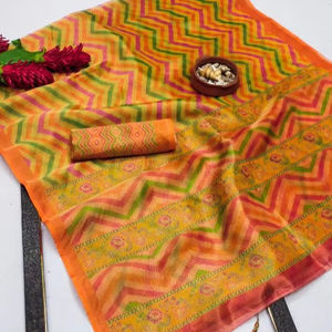 Jacquard soie doux indien réversible décontracté Saree pour mariage & Diwali-Meilleur prix de gros - Product Image 1
