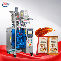 Mesin Pengemas Sachet Kecil Otomatis Penuh untuk Saus, Krim, Pasta, Cairan, Kemasan Segel Empat Sisi
