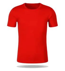 OEM Últimos diseños de alta calidad de los hombres camisetas casuales de los hombres de cuello redondo de manga corta en blanco 100% algodón camiseta - Product Image 4