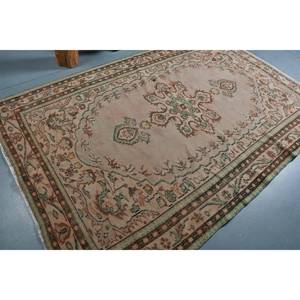 Traditional Beige Brown Vintage Turkish <b>Rug</b> 5.6x8.7ft Classic Rectangle Pattern for Bedroom Living Room Hallway-<b>Bedside</b> <b>Rug</b> - Product Image 2