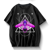 T-shirts décontractés en coton Asiatex grande taille pour femmes adultes, logo personnalisé, écologiques, respirants, coupe oversize, motif géométrique