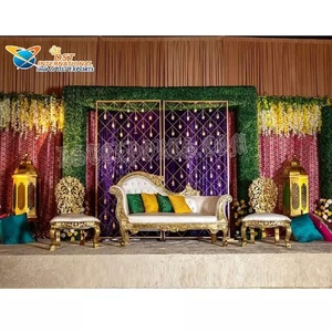 ชุดโซฟาสำหรับเจ้าสาวและเจ้าบ่าวในงานแต่งงานของมุสลิมชุดโซฟาสำหรับเวทีในตอนกลางคืนชุดโซฟาแบบอิตาลี - Product Image 1