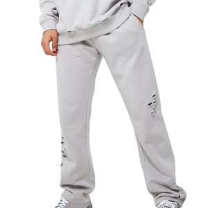 Thick Unisex <b>Hoodie</b> with Custom Logo HeavyWeight Fashion Clothing Screen Printing Distressed Pattern tracksuit for men - Product Image 2