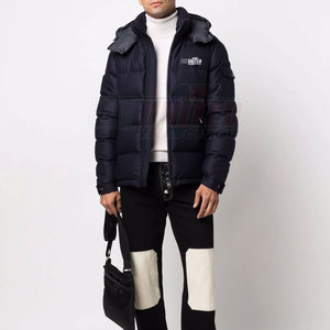 Chaqueta acolchada informal ligera para hombre Estilo acolchado cálido con cuello levantado y cremallera frontal - Product Image 5