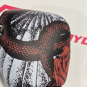 High Quality Printed Design Fair tex Boxing <b>Gloves</b> Sparing Boxing Muay Thai <b>Gloves</b> Manufacturer Original Leather Boxing <b>Gloves</b> - Product Image 2