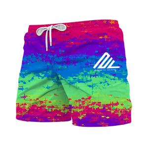Wholesale OEM Custom 100% Polyester Solid Men's <b>Swim</b> <b>Trunks</b> <b>Board</b> <b>Shorts</b> Eco-Friendly Breathable Quick Dry Drawstring Closure - Product Image 3