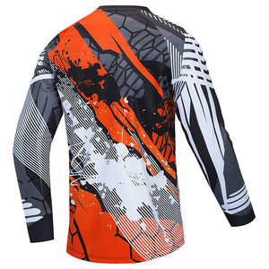 Maillot de motocross maillots de cyclisme vierges sur mesure à manches longues maillot de moto de vélo d'équipe - Product Image 4