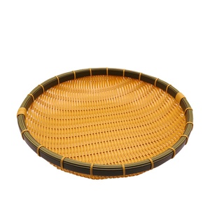 Panier de rangement multifonctionnel en bois de bambou pour fruits, comptoir de cuisine ou table à manger Panier décoratif avec couvercle en verre - Product Image 4