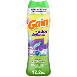 Gain + Odor Defense In-Wash Scent Booster, Super Fresh Blast Scent, 12,2 oz - Product Image 3