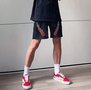 กางเกงขาสั้นผ้าฟลีซสำหรับผู้ชาย, กางเกงขาสั้นกันเหงื่อให้ความอบอุ่นนุ่มและทนทานสำหรับออกกำลังกายฝึกซ้อมและแฟชั่นลำลอง - Product Image 6