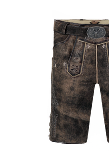 Short bavarois en daim de chèvre Ledhosen Oktoberfest Lederhosen Short bavarois Design personnalisé Dernier pantalon bavarois allemand pour homme - Product Image 5