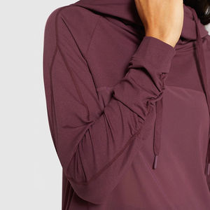 Sudadera corta personalizada OEM para mujer, sudaderas recortadas de alta calidad, ropa de calle informal a la moda, sudaderas con capucha, ropa deportiva al por mayor - Product Image 2